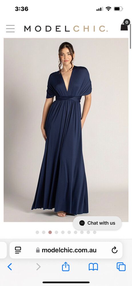 Navy Infinity Dress