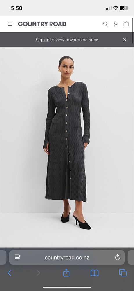 ribbed knit cami dress Black Rib Knit Cami Dress main image 1