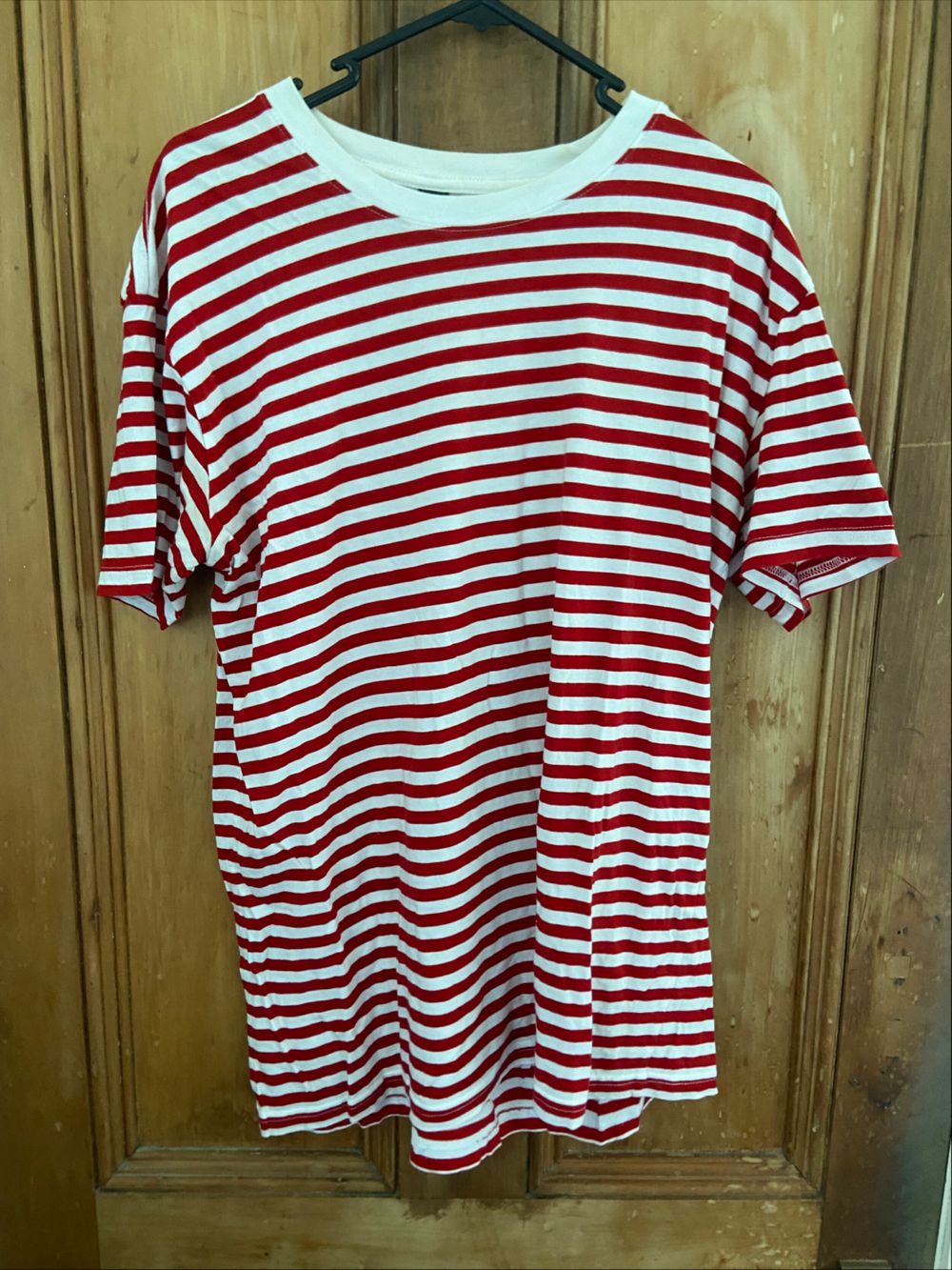 AS Colour Red and White Striped T-Shirt