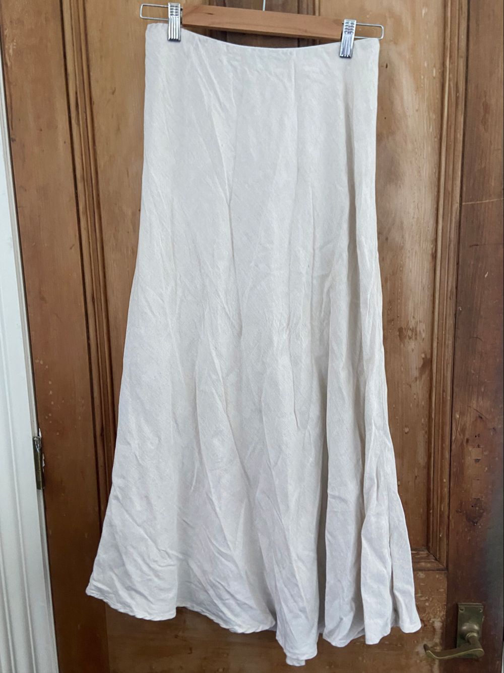 Re:Union Label White Midi Skirt