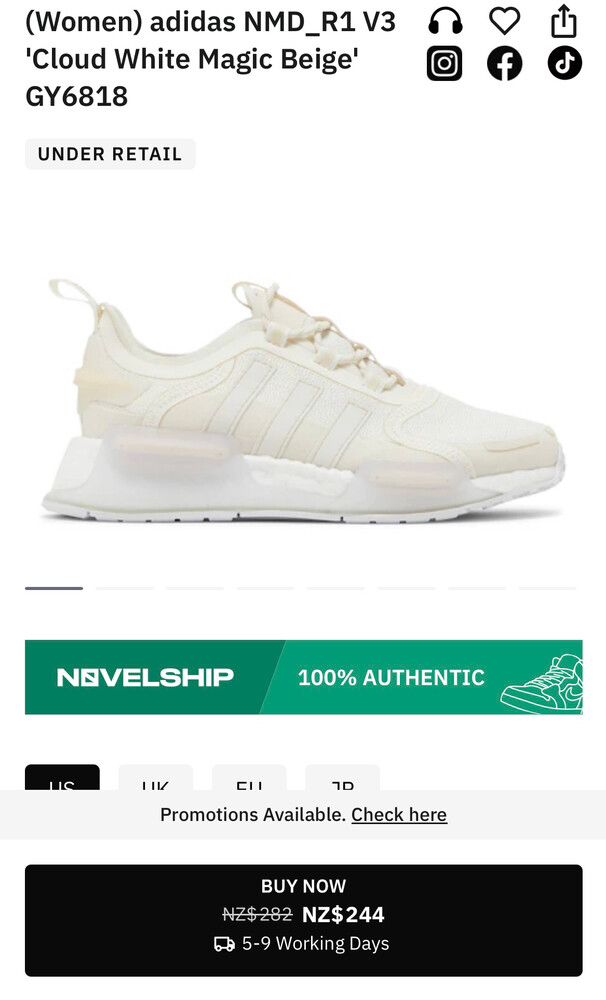 Adidas - Adidas NMD R1 V3 on Designer Wardrobe