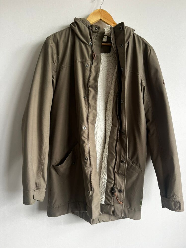 Khaki Kathmandu Jacket with Shearling