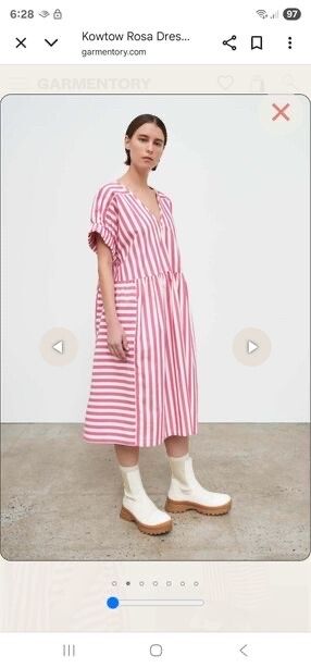 Fuchsia- Striped Rosa Kowtow Dress