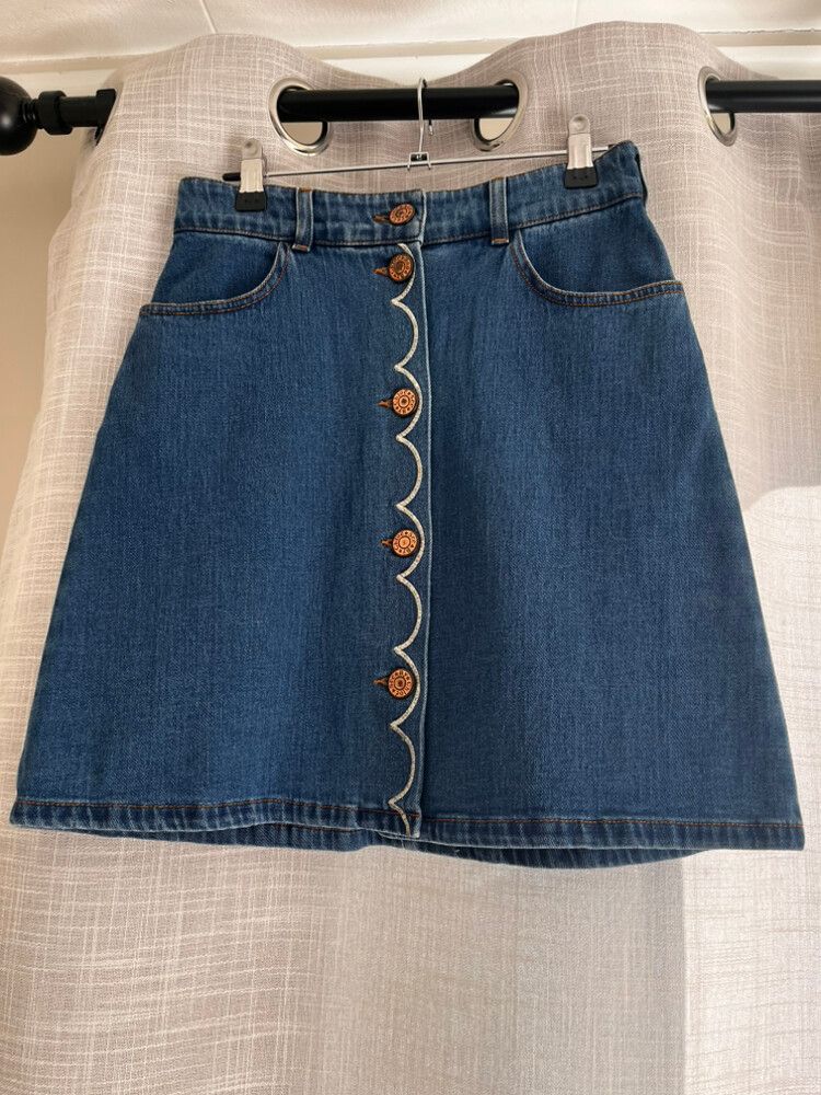 Denim miniskirt