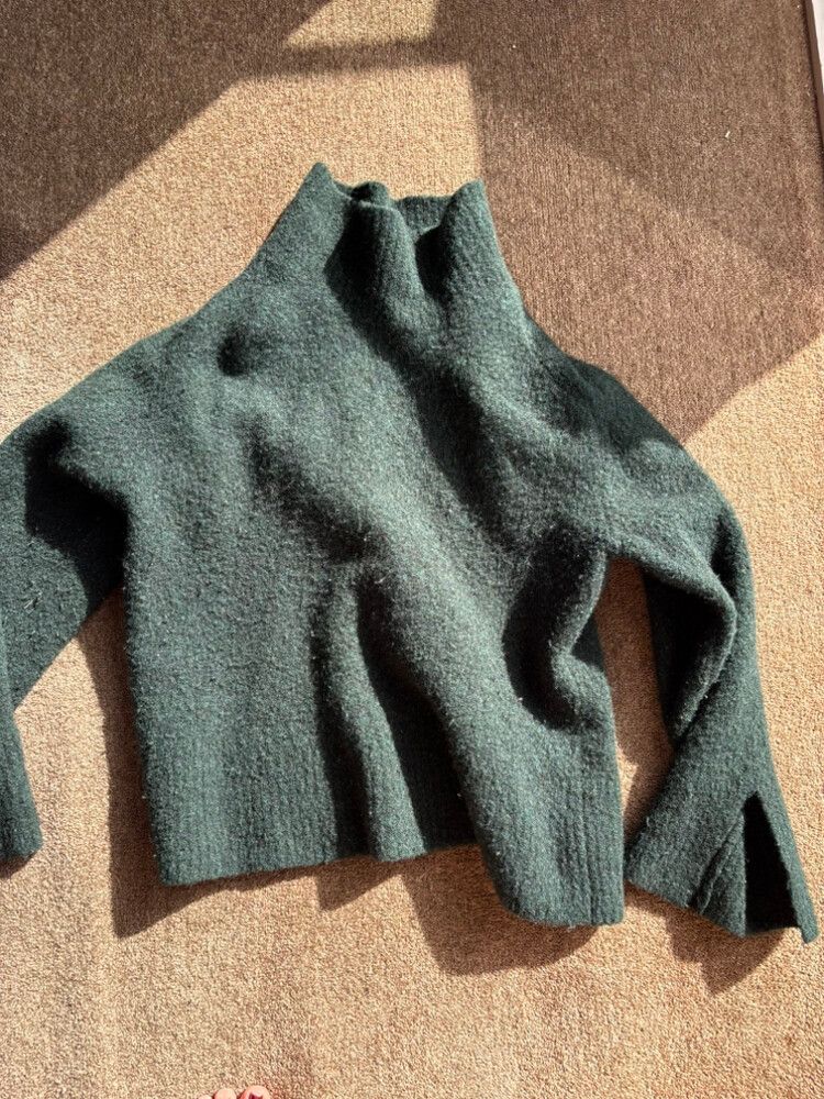 Camilla and Marc Green Turtleneck Wool Knit