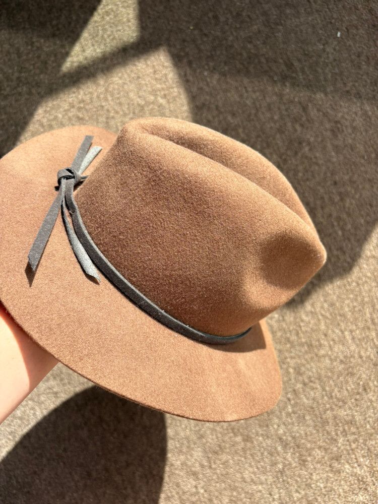 Long Lost Brown Wool Felt Cowgirl Hat