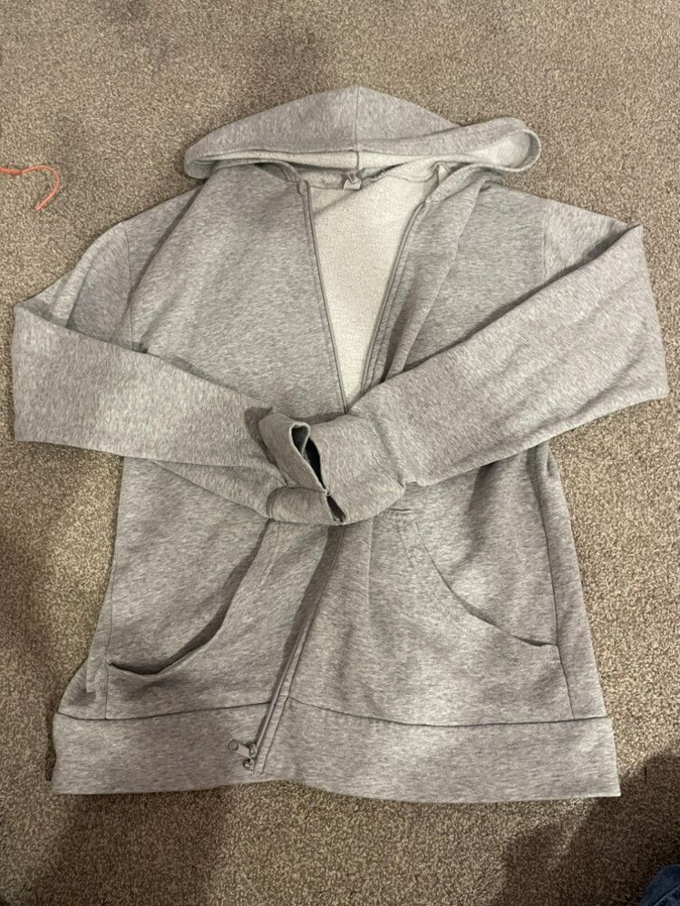 Grey Zip Up - Old Navy