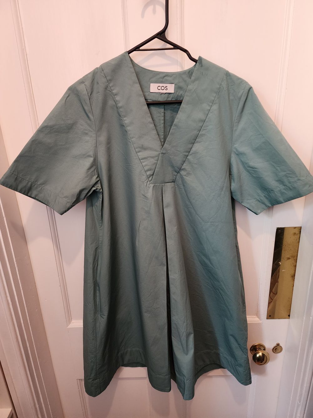 cos green mini dress Mini dresses - COS