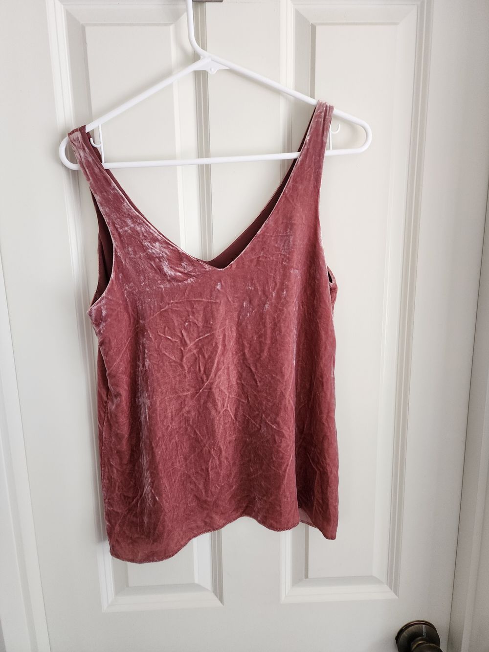 Velvet tank top
