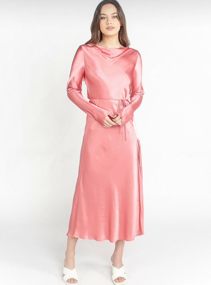Bec & Bridge - Bec And Bridge Pink Long Sleeve Dress on Designer Wardrobe