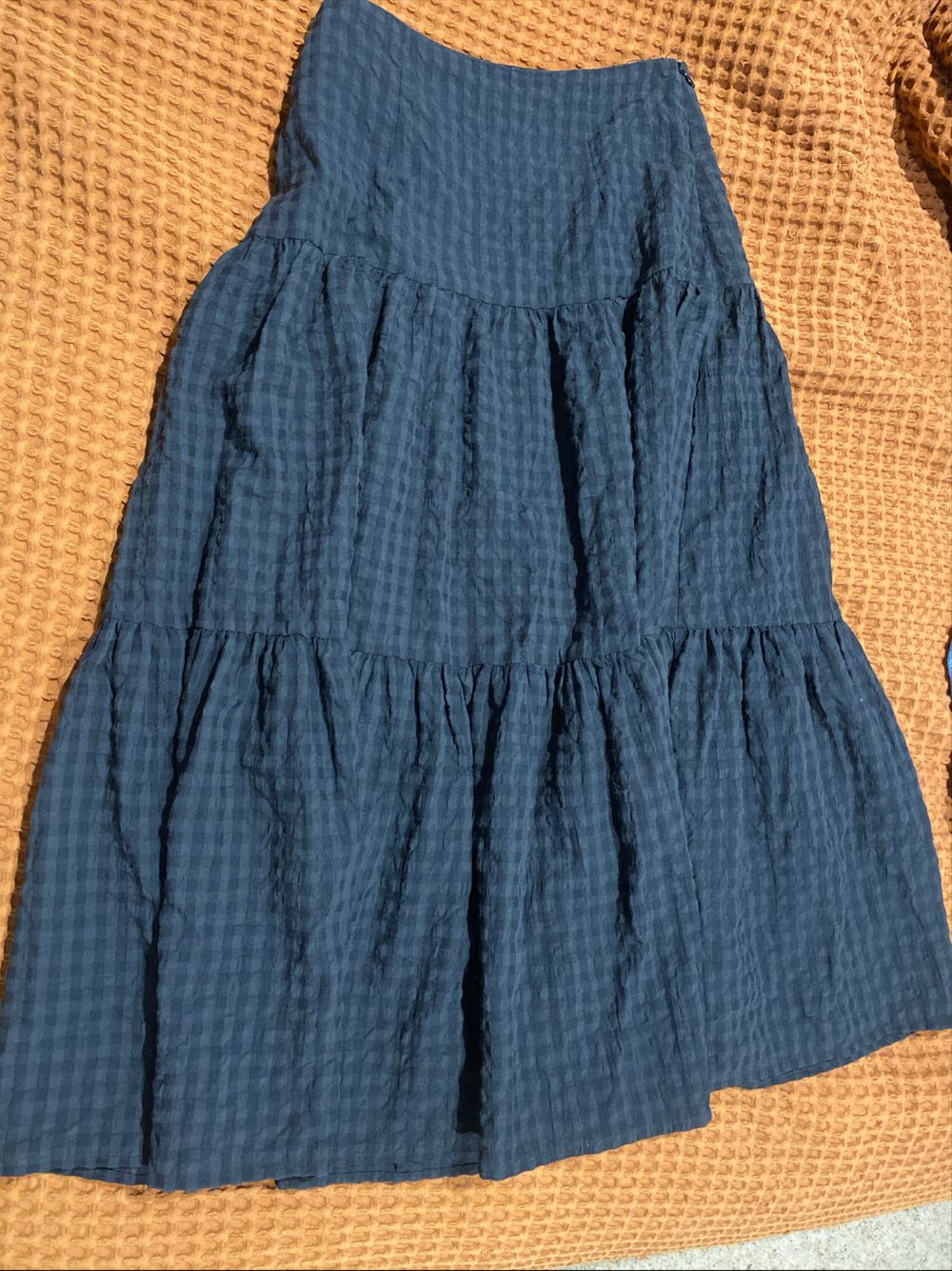 Among The Brave Blue Tiered Skirt