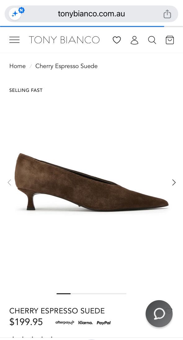 Tony Bianco Cherry Espresso Suede Heels