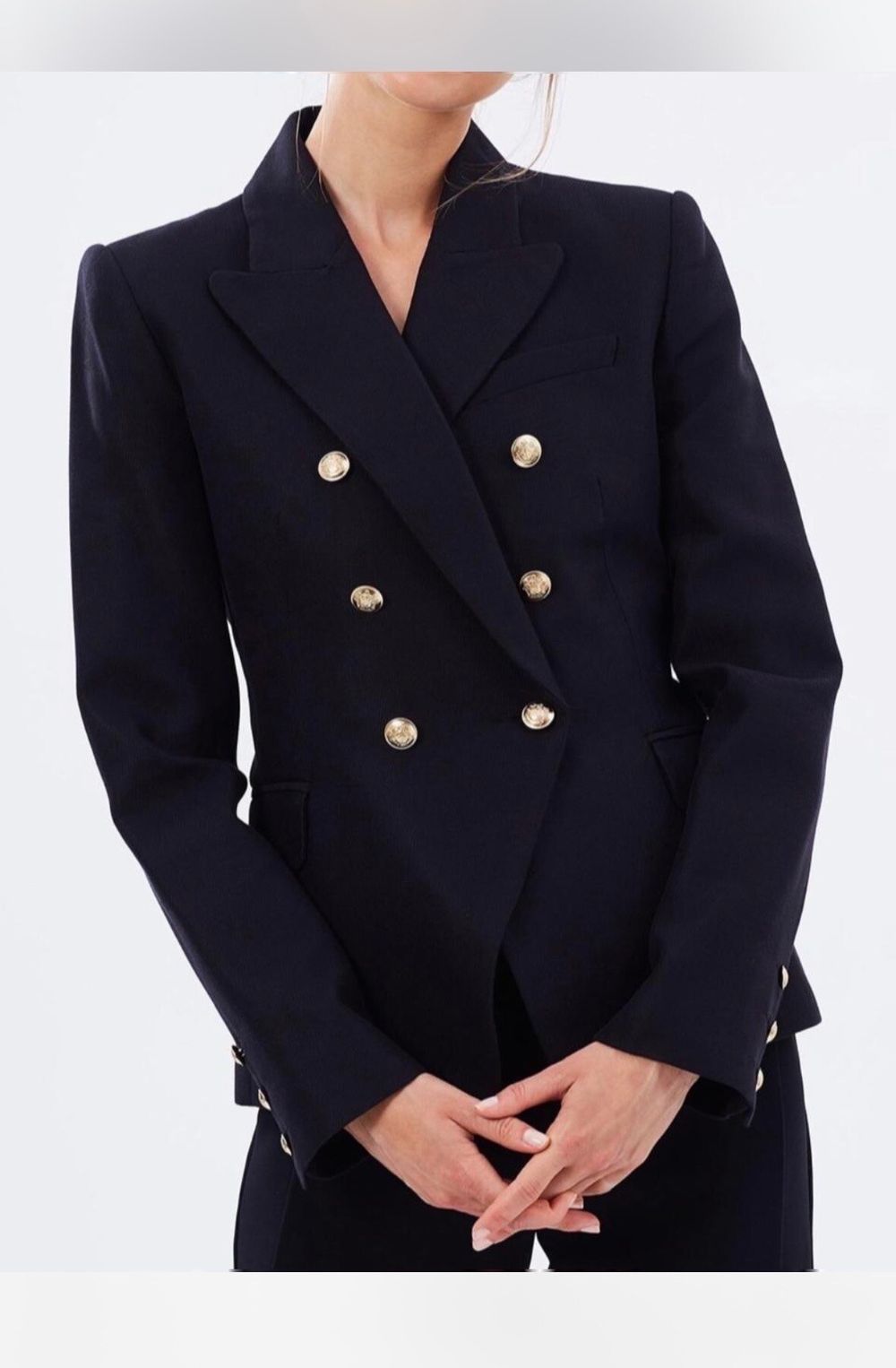 Camilla and Marc Black Dimmer Blazer