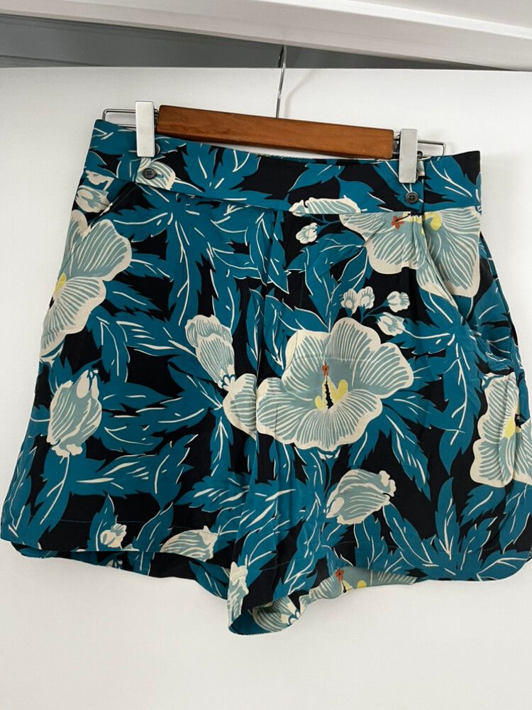 Equipment Floral Print Shorts