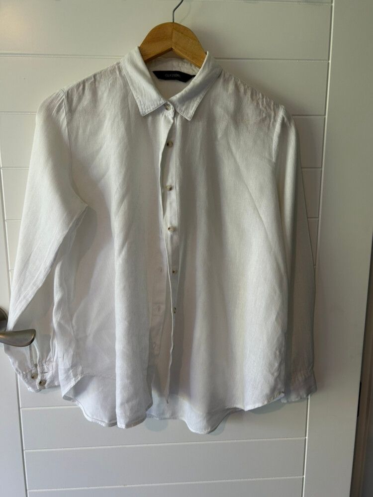 Glassons White Long Sleeve Shirt