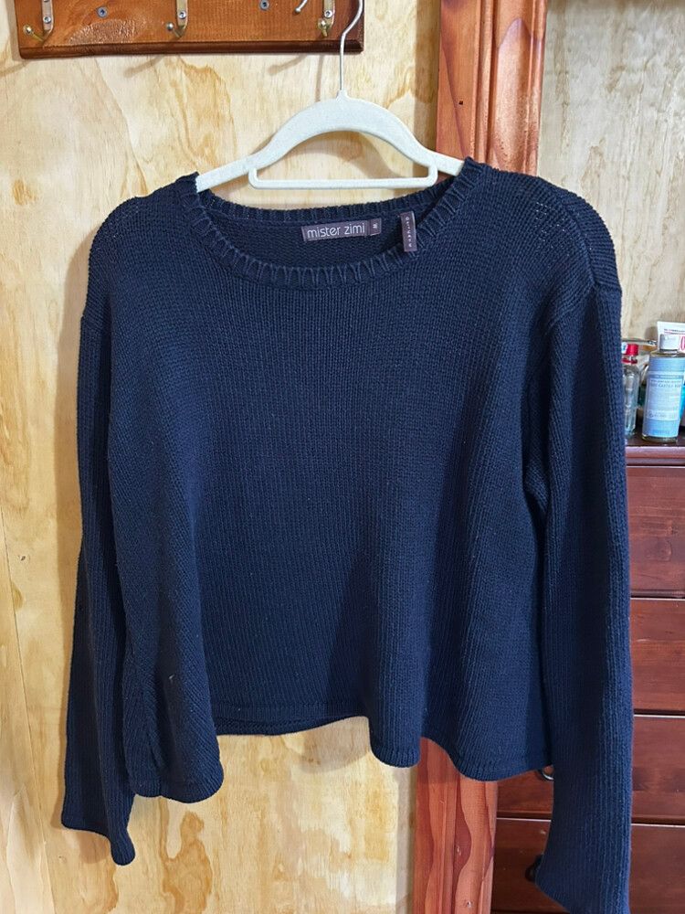 Mister Zimi Navy Knit Jumper Size M