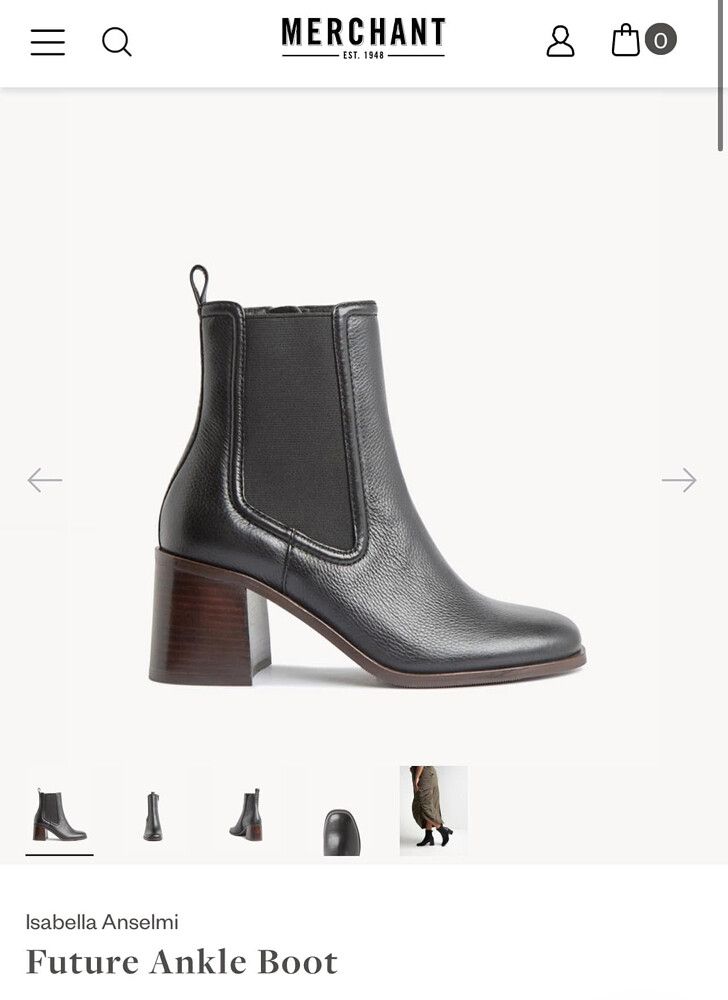 Merchant x Isabella Anselmi Future Ankle Boots