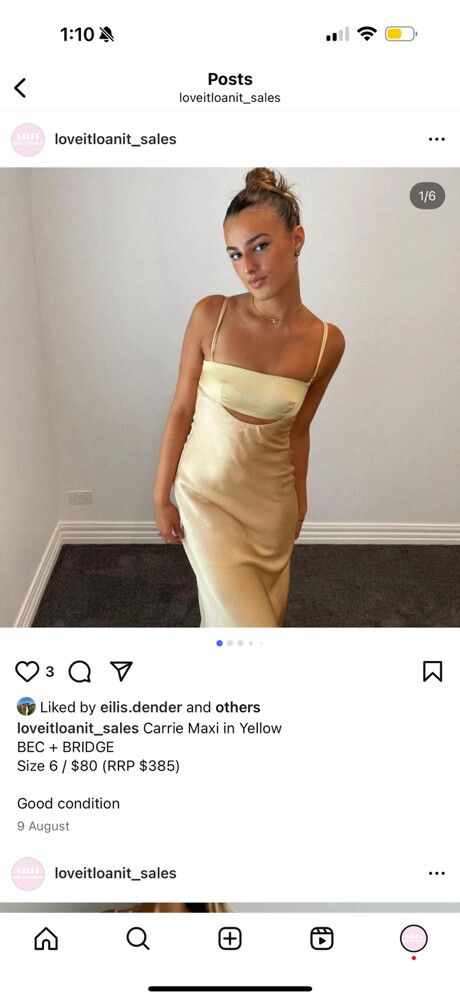 chinese dress ladies Carrie Maxi in Yellow – Love it Loan it main image 1