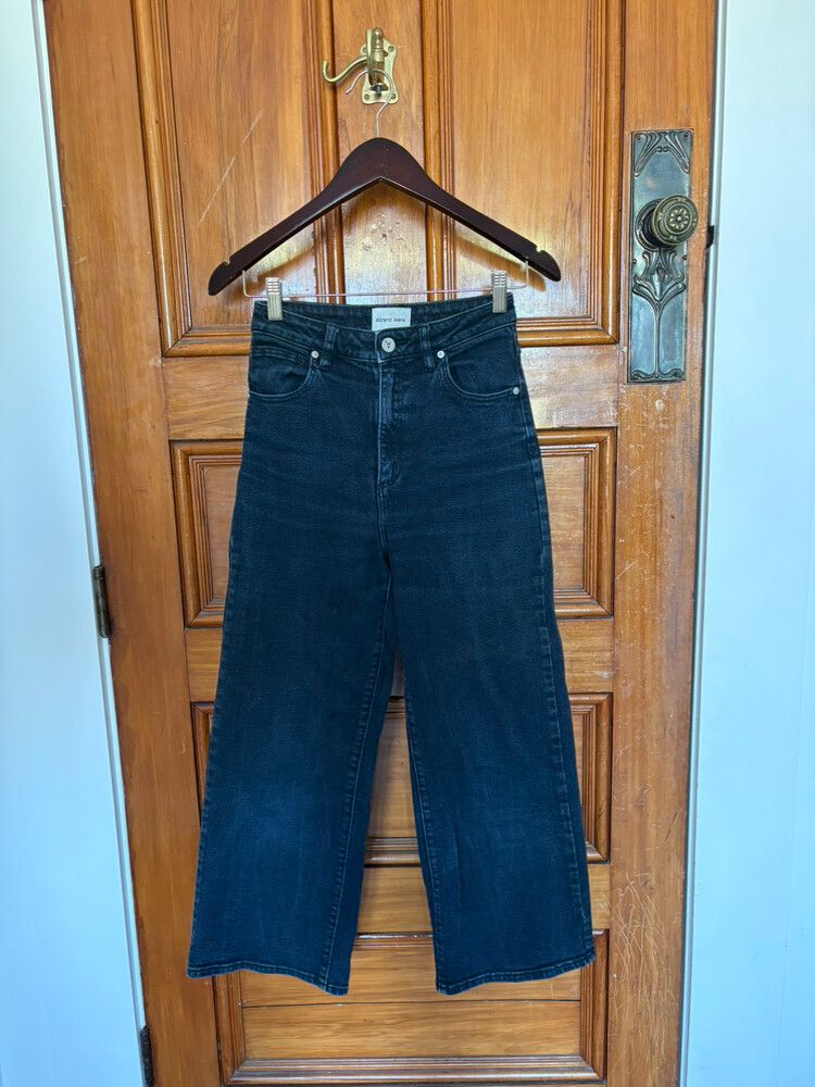 Abrand A Street Aline black jeans