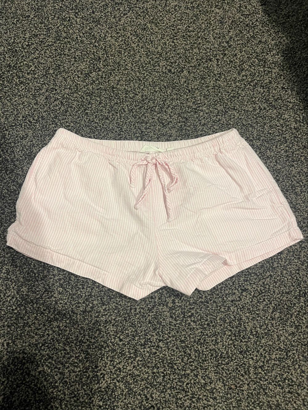 Glassons Pink and White Striped Shorts