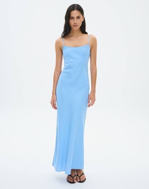 Glassons Linen Blue Dress