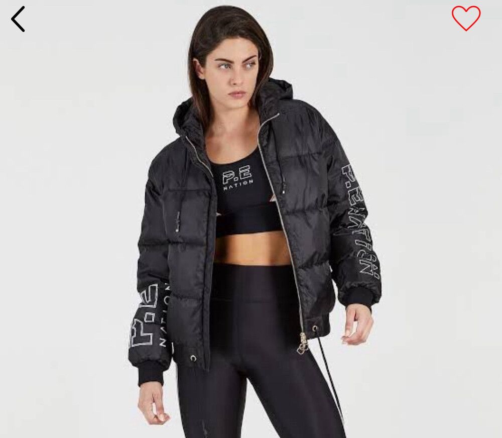 PE Nation Black Hooded Jacket