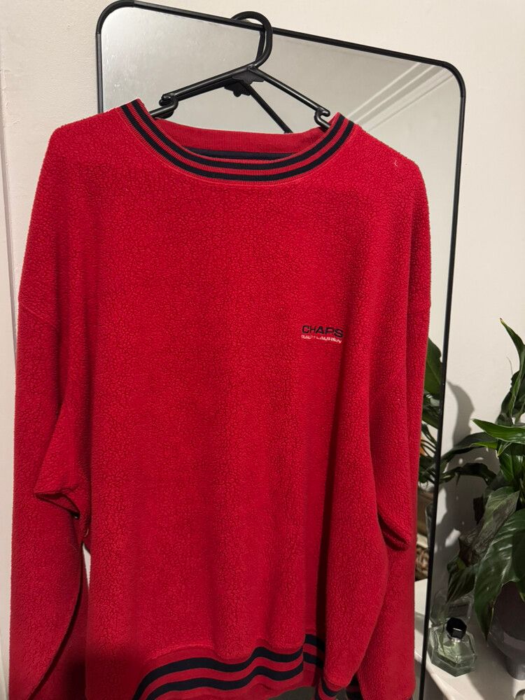 Chaps Red Fleece Jumper