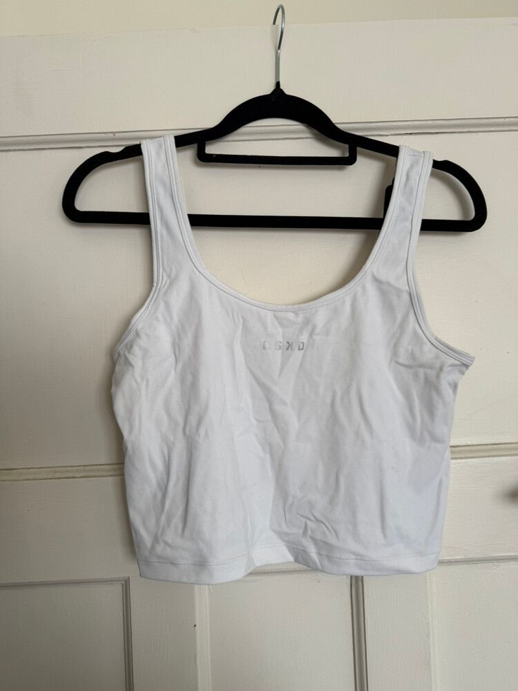 LSKD White Crop Top