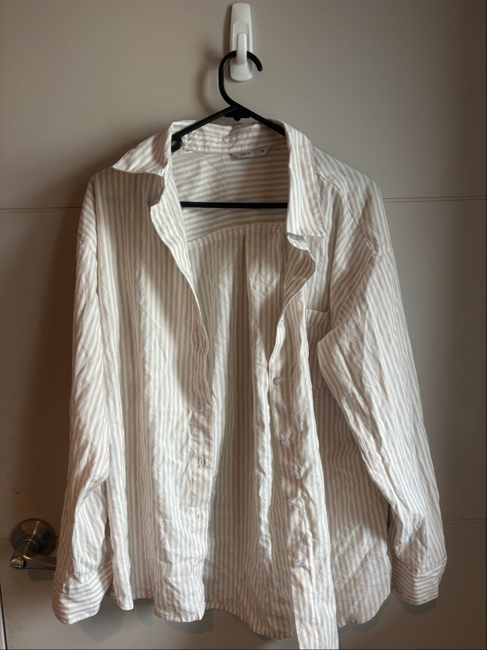 Spirit Beige Striped Shirt