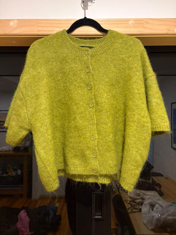 Lola Boxy shortsleeve knit cardigan
