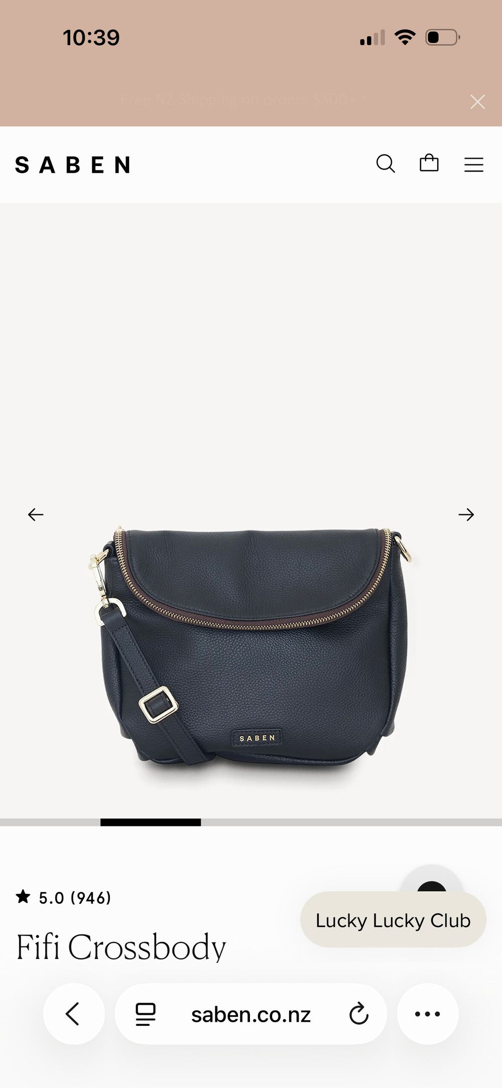 FIFI cross body saben bag