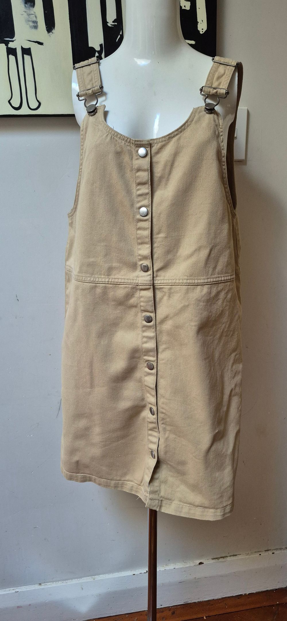 Monki Beige Dress Size S