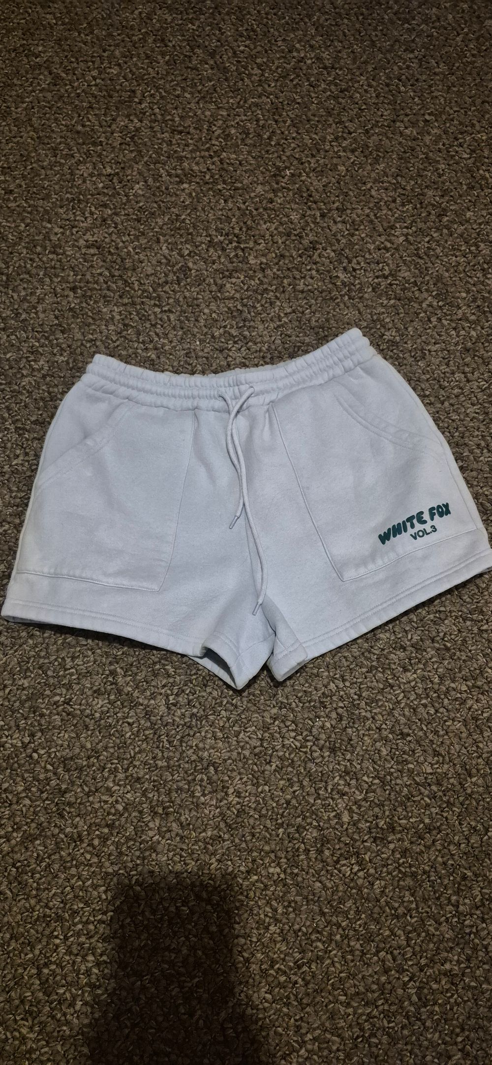 White Fox Blue Shorts