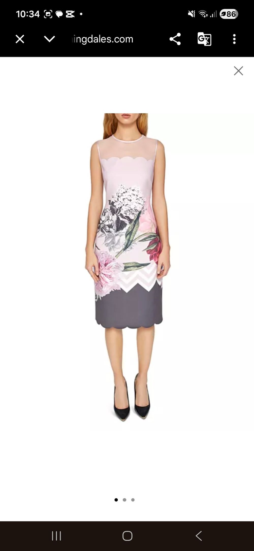 Ted Baker Pink Floral Dress