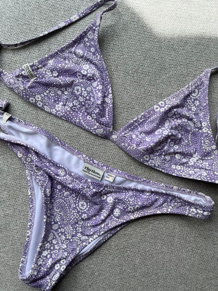 Rhythm Purple Paisley Bikini