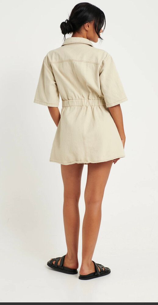 denim dress bronze snake Bronze Snake Jaymes denim smock dress in indigo