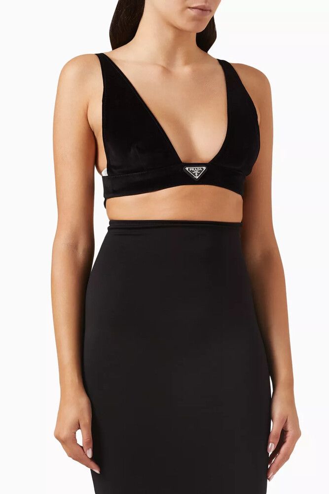 Prada Black Bralette