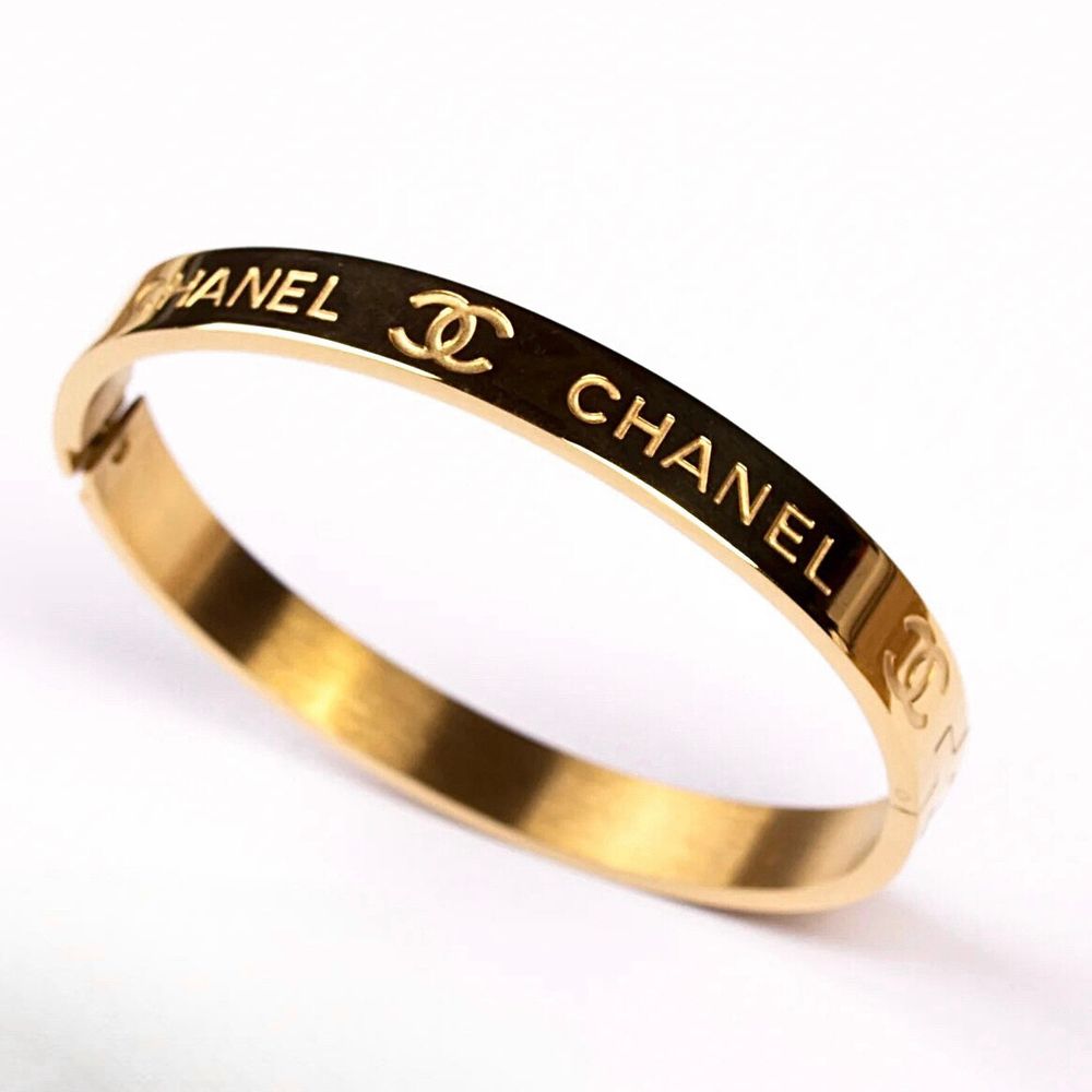 Chanel Gold Bangle Bracelet