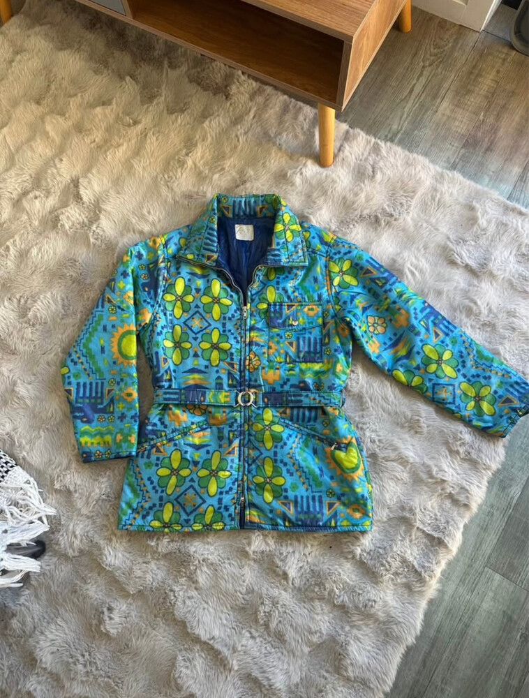 Vintage Pattern Ski Jacket