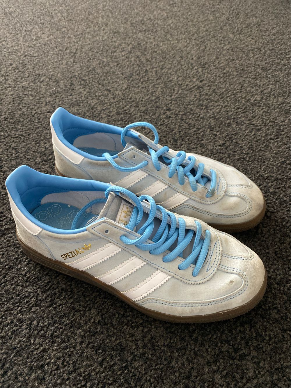 Adidas Blue White Sneakers