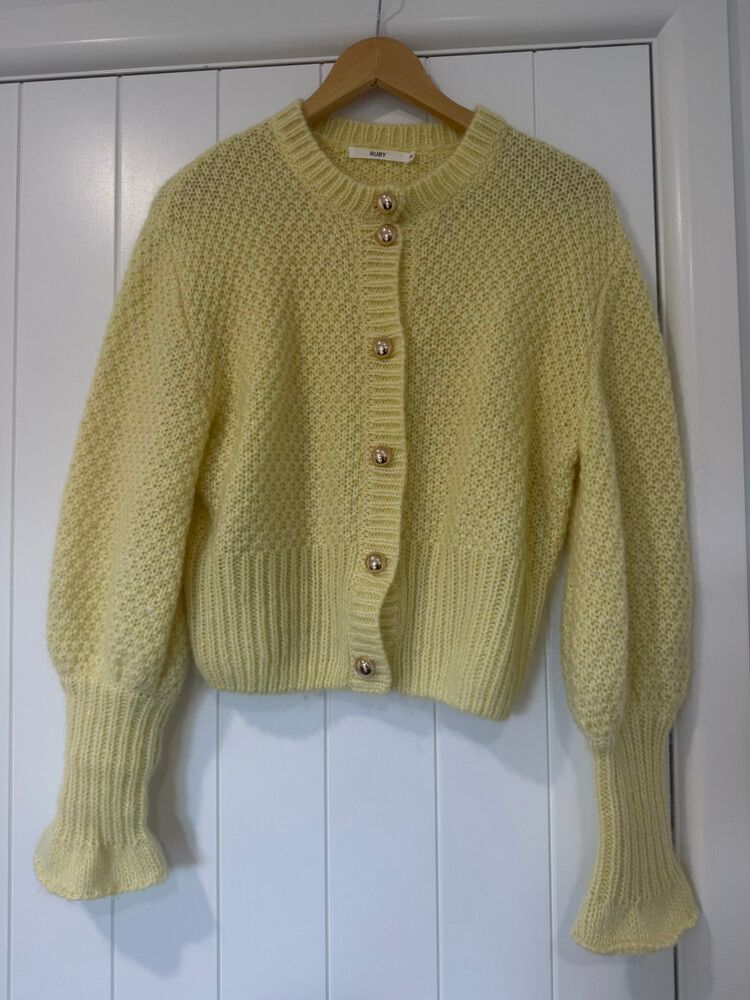 RUBY Matilda Yellow Knit Cardigan