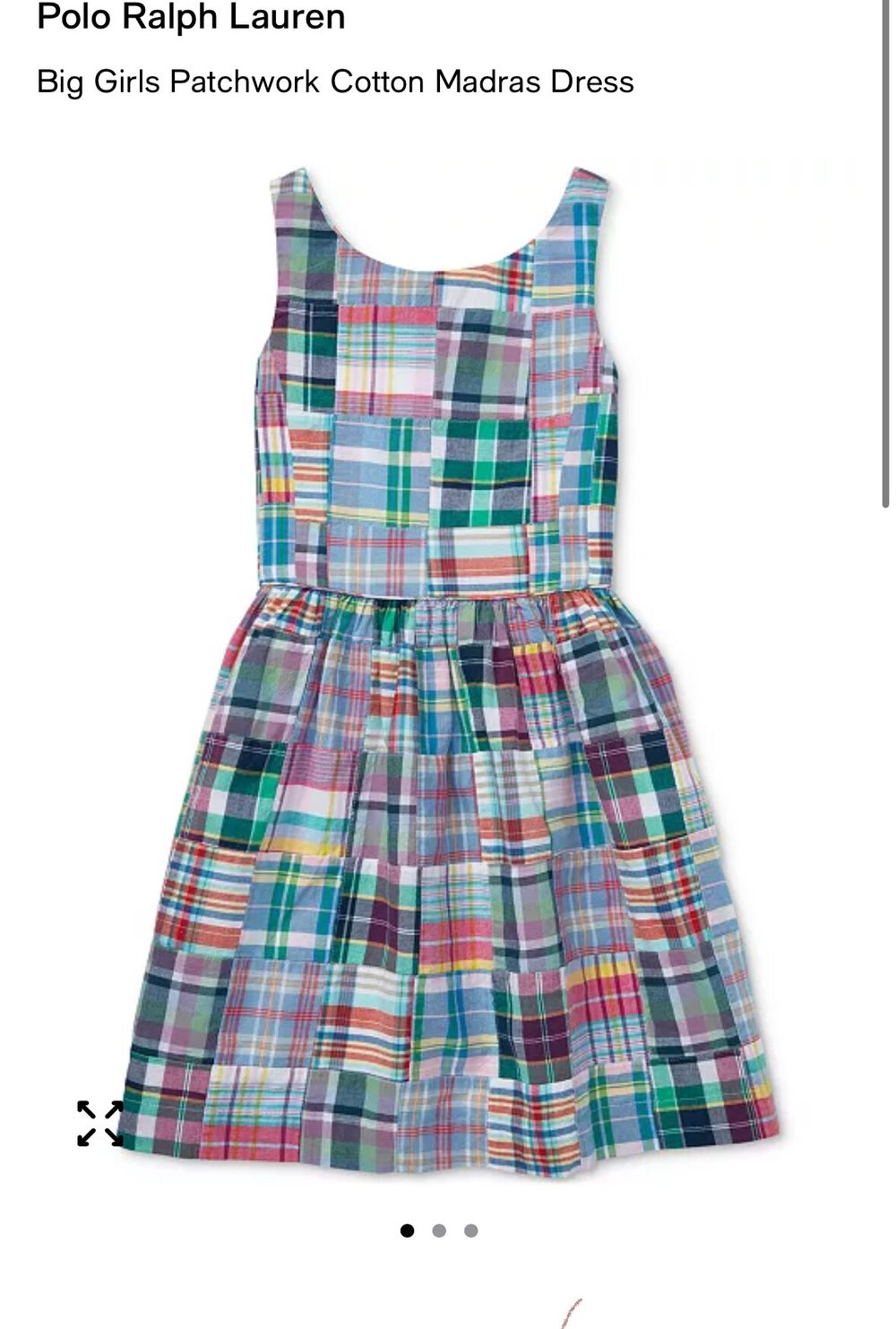 Ralph Lauren Polo patchwork dress
