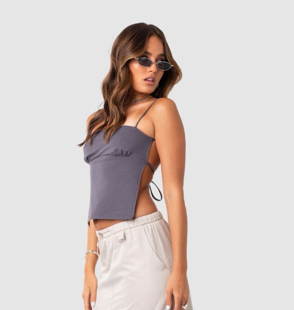 Jinx Open Back Top - Edikted