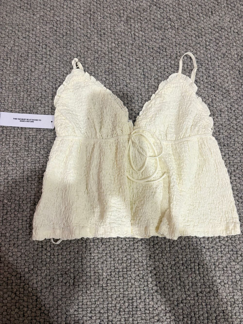 Princess Polly kellan top cream