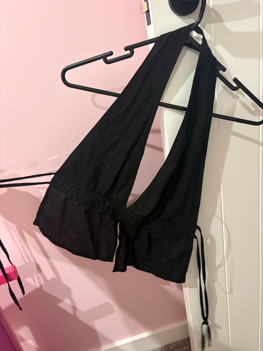 glassons black halter top