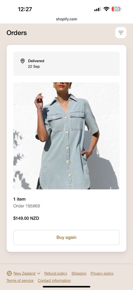 Indi Luxe - Indi Luxe Denim Mini Dress on Designer Wardrobe Indi Luxe - Indi Luxe Denim Mini Dress on Designer Wardrobe