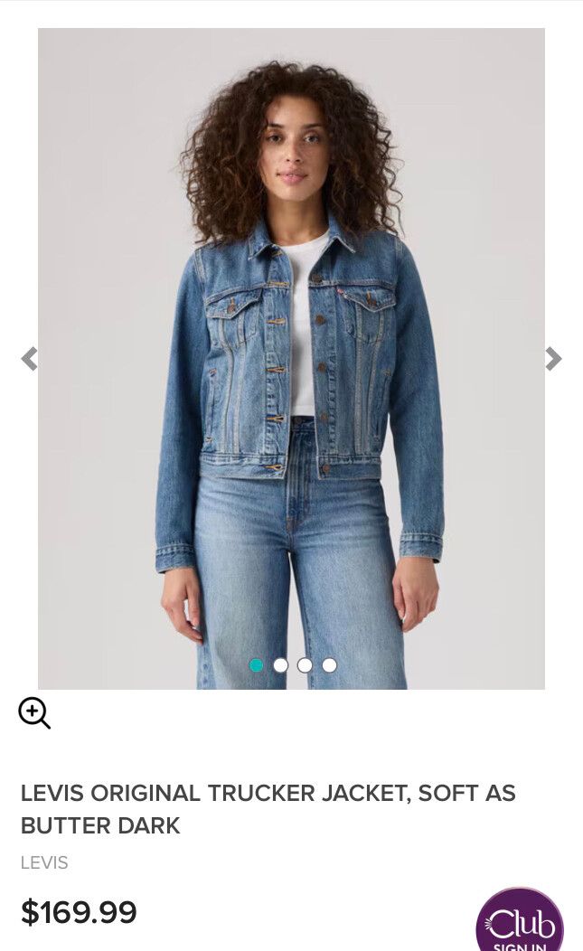 Levi's Blue Denim Trucker Jacket