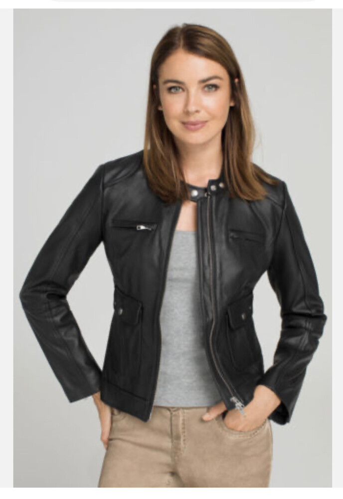 Heine Black Leather Jacket
