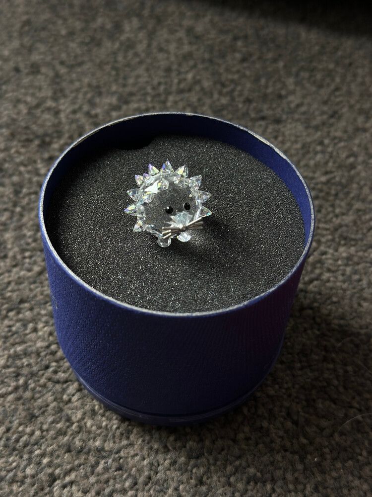 Swarovski crystal hedgehog