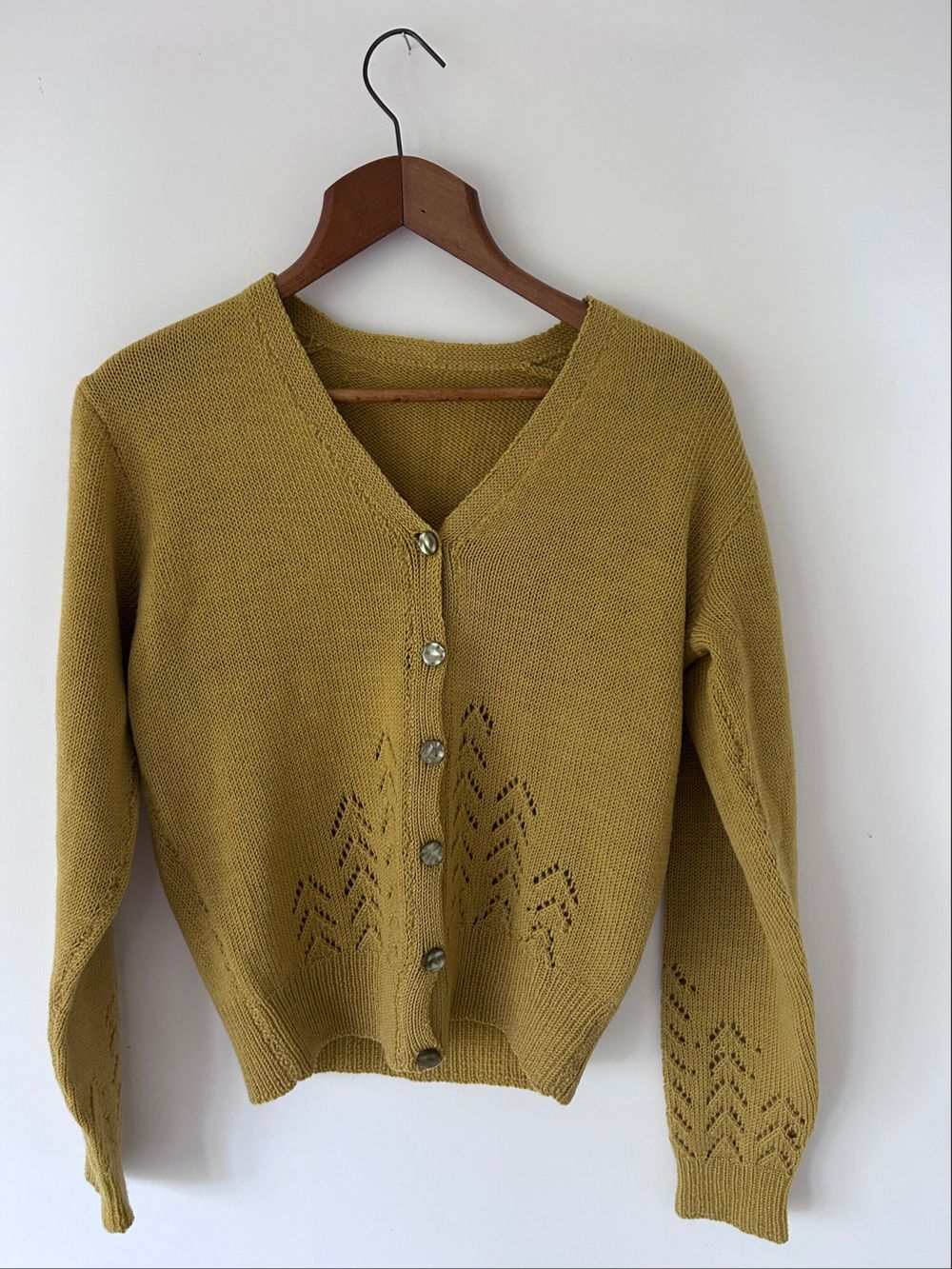 Mustard Knit Cardigan